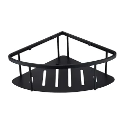 Etagère de douche d'angle noir mat Inox S304 SKY BATH