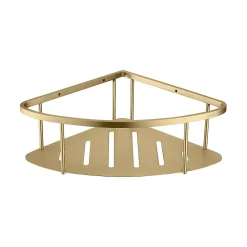 Etagère de douche d'angle or brossé Inox S304 SKY BATH