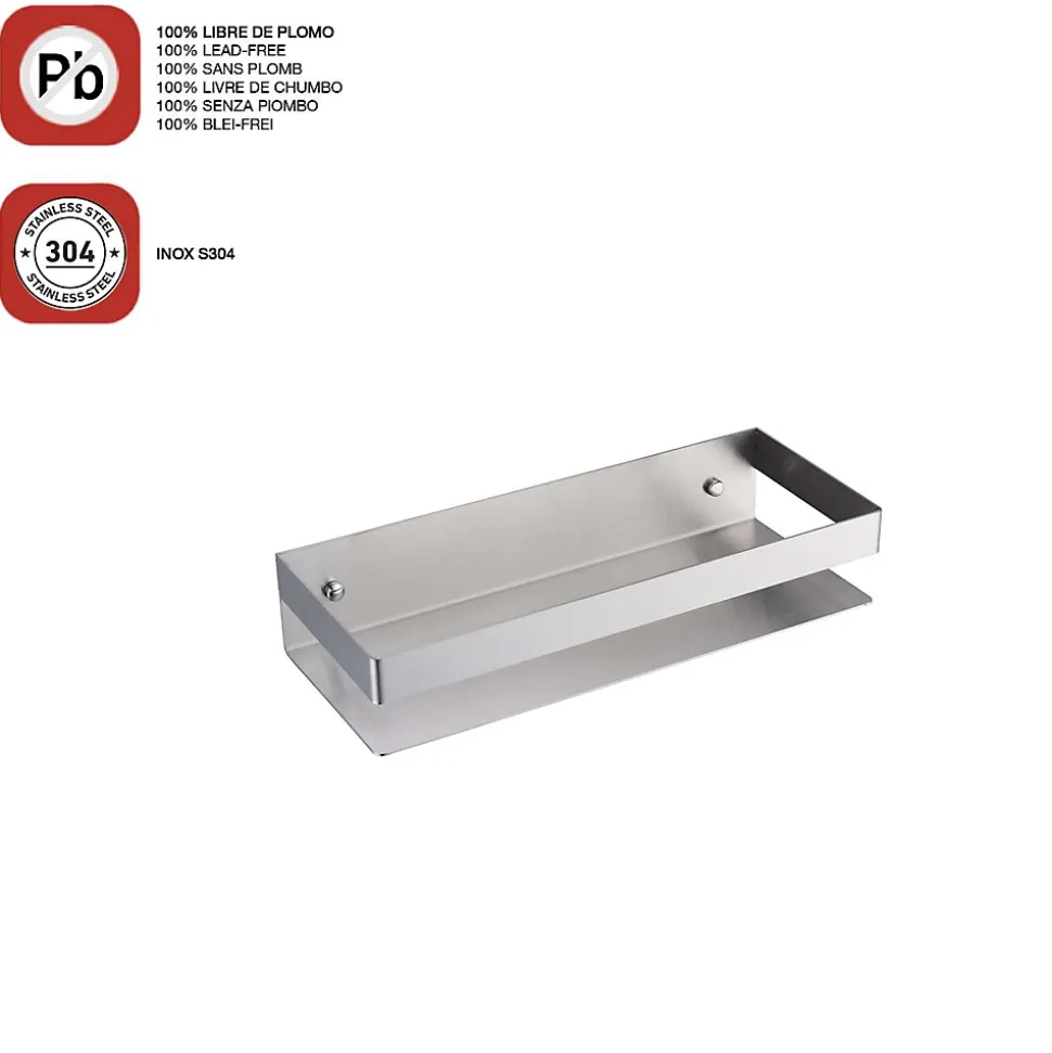 Etagère de douche nickel brossé Inox S304 SKY BATH