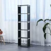 Etagère de rangement à 5 niveaux Gris Herzberg HG03619-BLK