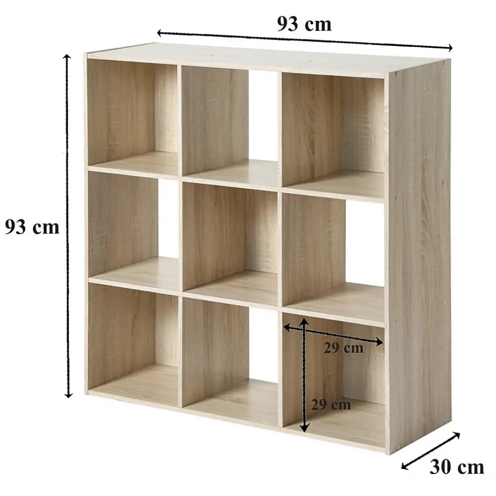 Etagère de rangement 9 cases ENS
