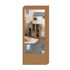 Etagère de rangement 9 cases Saulk en bois