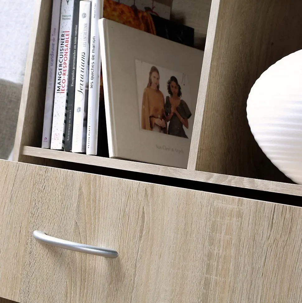 Etagère de rangement 4 casiers avec un tiroir