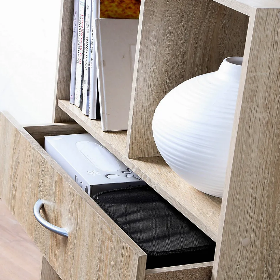 Etagère de rangement 4 casiers avec un tiroir