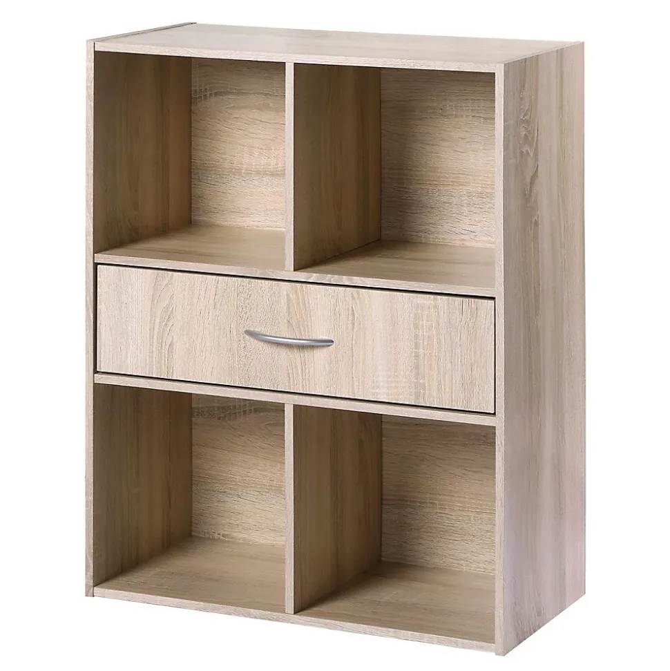 Etagère de rangement 4 casiers avec un tiroir