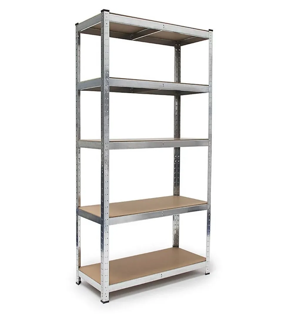 etagère de rangement charge lourde 179 argente Helloshop26