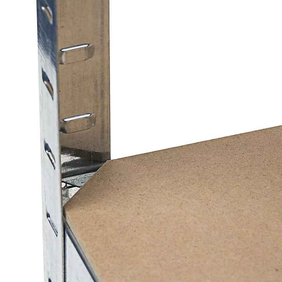 etagère de rangement charge lourde 179 argente Helloshop26