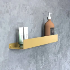 ETAGÈRE DE SALLE DE BAIN REA SF04-600-BG BRUSH GOLD