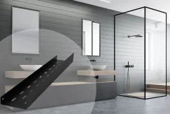 ETAGÈRE DE SALLE DE BAIN REA SF04-600-B BLACK