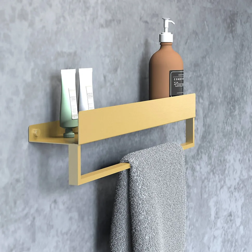 ETAGÈRE DE SALLE DE BAIN REA SF01-450-BG BRUSH GOLD