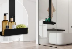 ETAGÈRE DE SALLE DE BAIN REA TORI BLACK