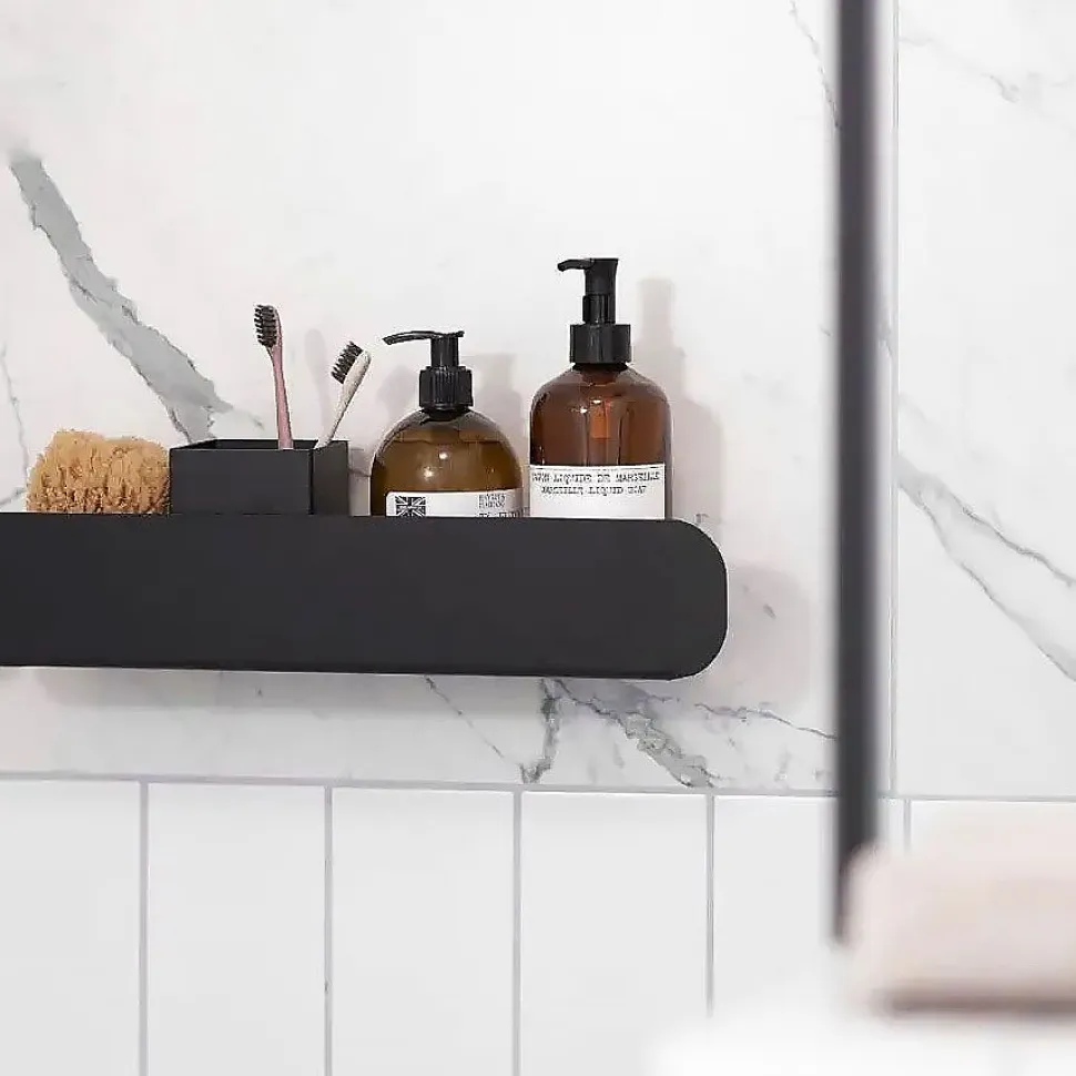 ETAGÈRE DE SALLE DE BAIN REA SF03-600-B BLACK
