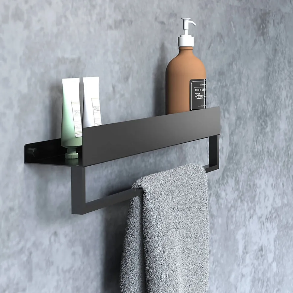 ETAGÈRE DE SALLE DE BAIN REA SF01-450-B BLACK