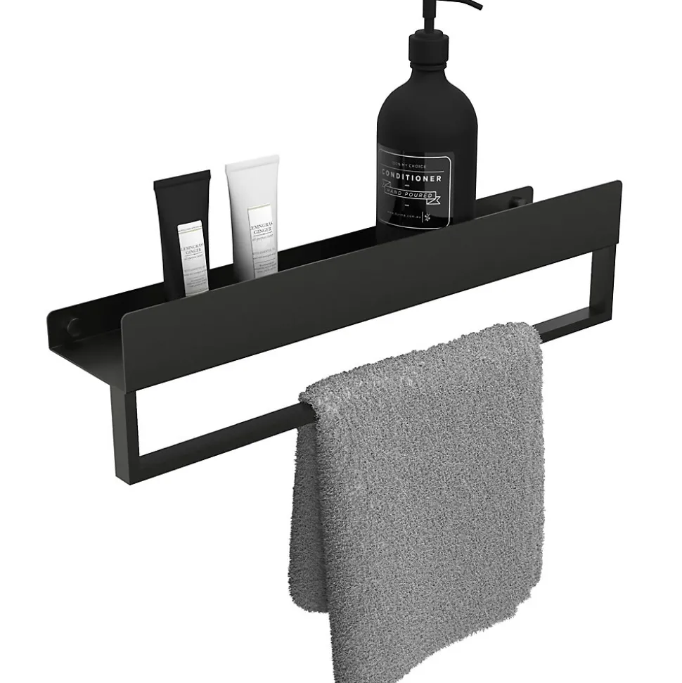 ETAGÈRE DE SALLE DE BAIN REA SF01-450-B BLACK