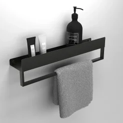 ETAGÈRE DE SALLE DE BAIN REA SF01-450-B BLACK