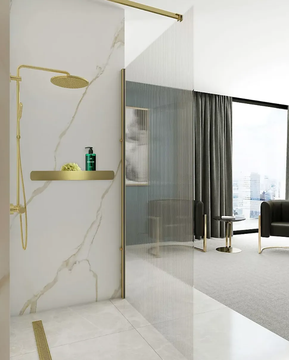 ETAGÈRE DE SALLE DE BAIN REA SF03-450-BG BRUSH GOLD