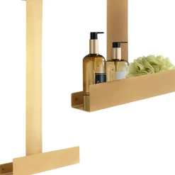 ETAGÈRE DE SALLE DE BAIN REA TORI BRUSH GOLD