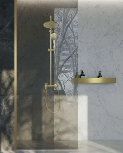 ETAGÈRE DE SALLE DE BAIN REA SF02-600-BG BRUSH GOLD