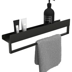 ETAGÈRE DE SALLE DE BAIN REA SF01-600-B BLACK