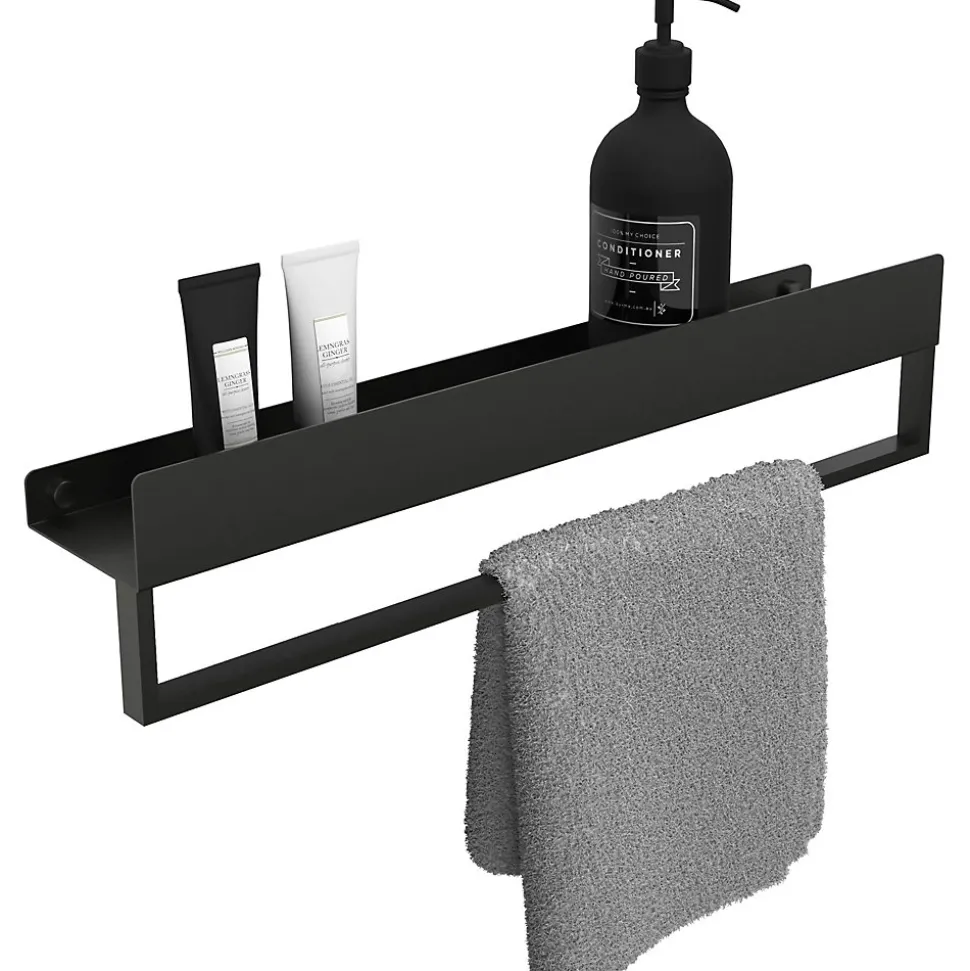 ETAGÈRE DE SALLE DE BAIN REA SF01-600-B BLACK