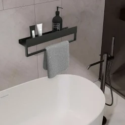 ETAGÈRE DE SALLE DE BAIN REA SF01-600-B BLACK
