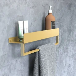 ETAGÈRE DE SALLE DE BAIN REA SF01-600-BG BRUSH GOLD