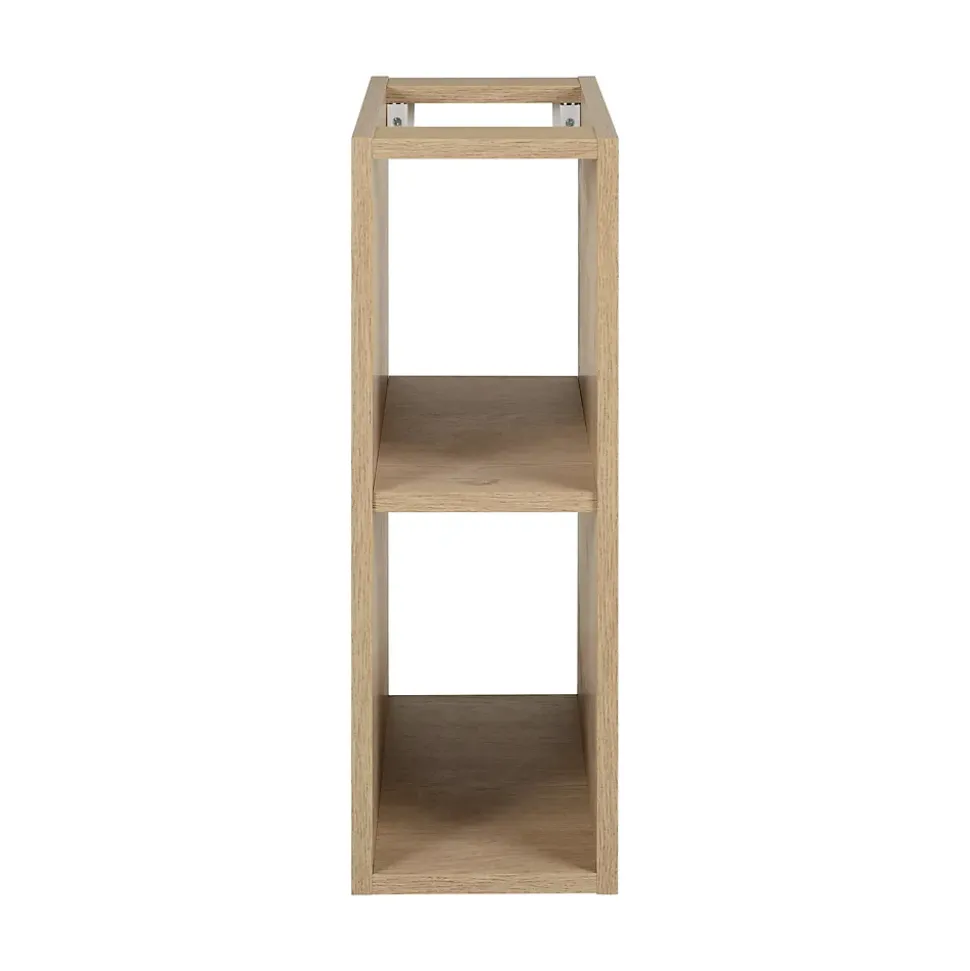 Etagère de salle de bain suspendue SIMPLE chêne clair 20 cm