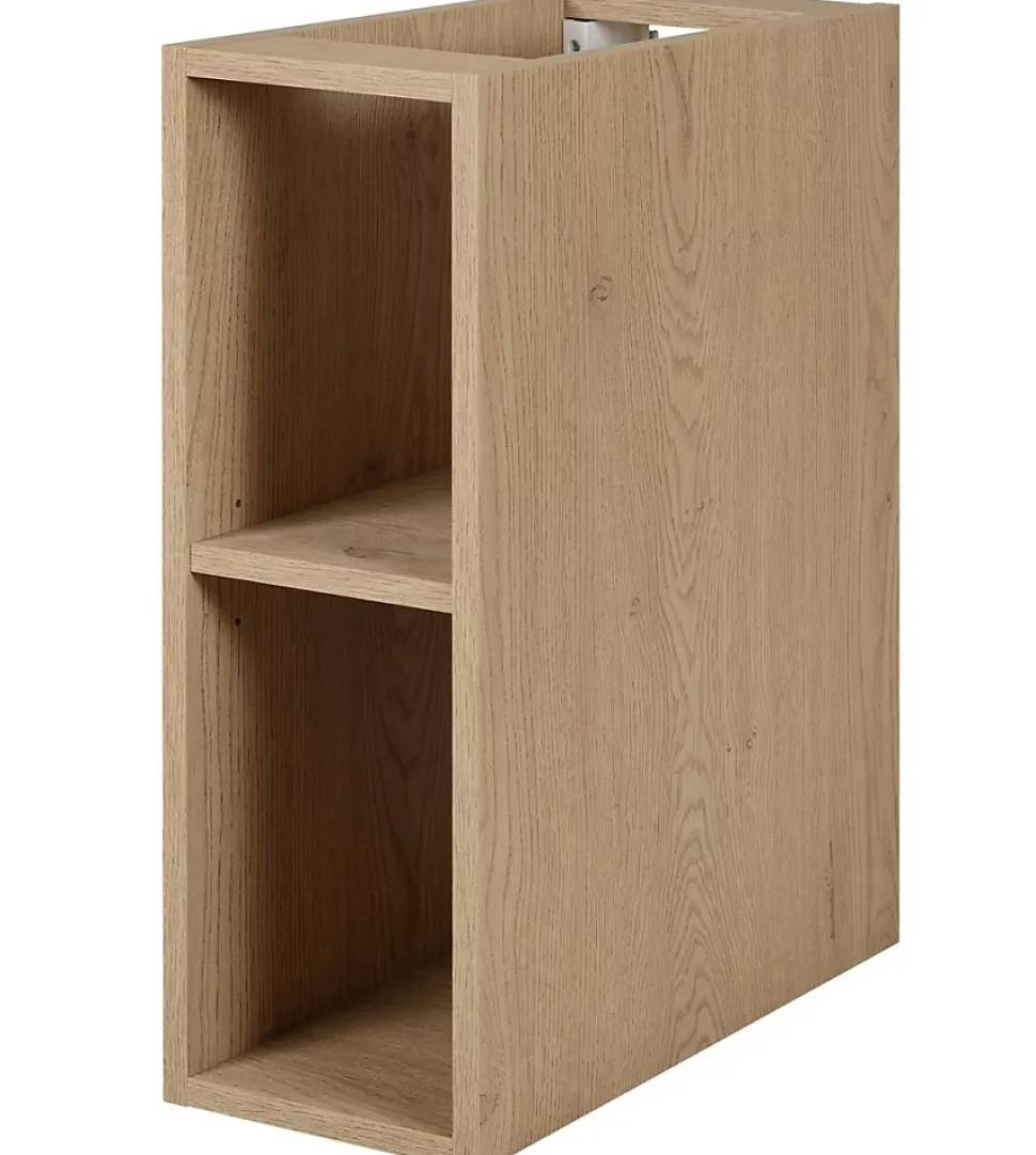 Etagère de salle de bain suspendue SIMPLE chêne clair 20 cm