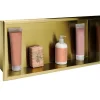 ETAGÈRE DE SALLE TUTUMI 30X60X10 BRUSH GOLD