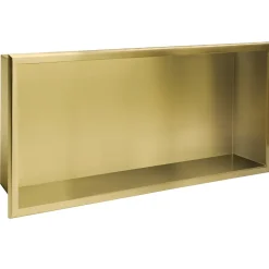 ETAGÈRE DE SALLE TUTUMI 30X60X10 BRUSH GOLD