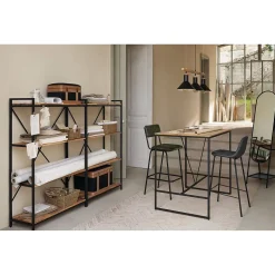 Etagère Edena avec structure en métal - 4 étages