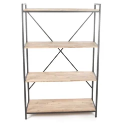 Etagère Edena avec structure en métal - 4 étages