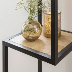 Etagère en bois de manguier et métal Ulysse
