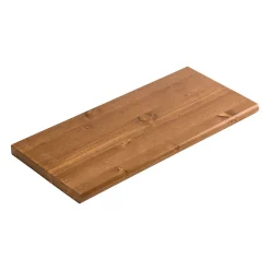 Etagère en bois Mercurio peinte en noyer 2,4x24x56 - Style et solidité