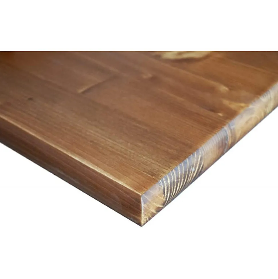 Etagère en bois Mercurio peinte en noyer 2,4x24x56 - Style et solidité