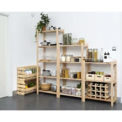 Etagère en kit profondeur 30 cm Natura 4 tablettes