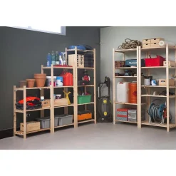 Etagère en kit profondeur 30 cm Natura 4 tablettes