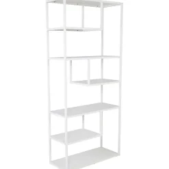 Etagère en métal 85x35x190 cm Staal