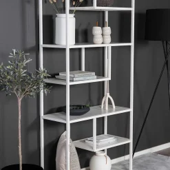 Etagère en métal 85x35x190 cm Staal