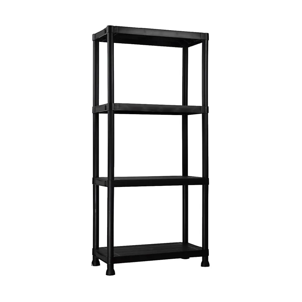 Etagère en résine avec 4 étagères 100kg 61x31x131cm Thinia Home
