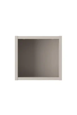 Etagère haut de salle de bain suspendue NOVA CACHEMIRE 27 x 28 cm