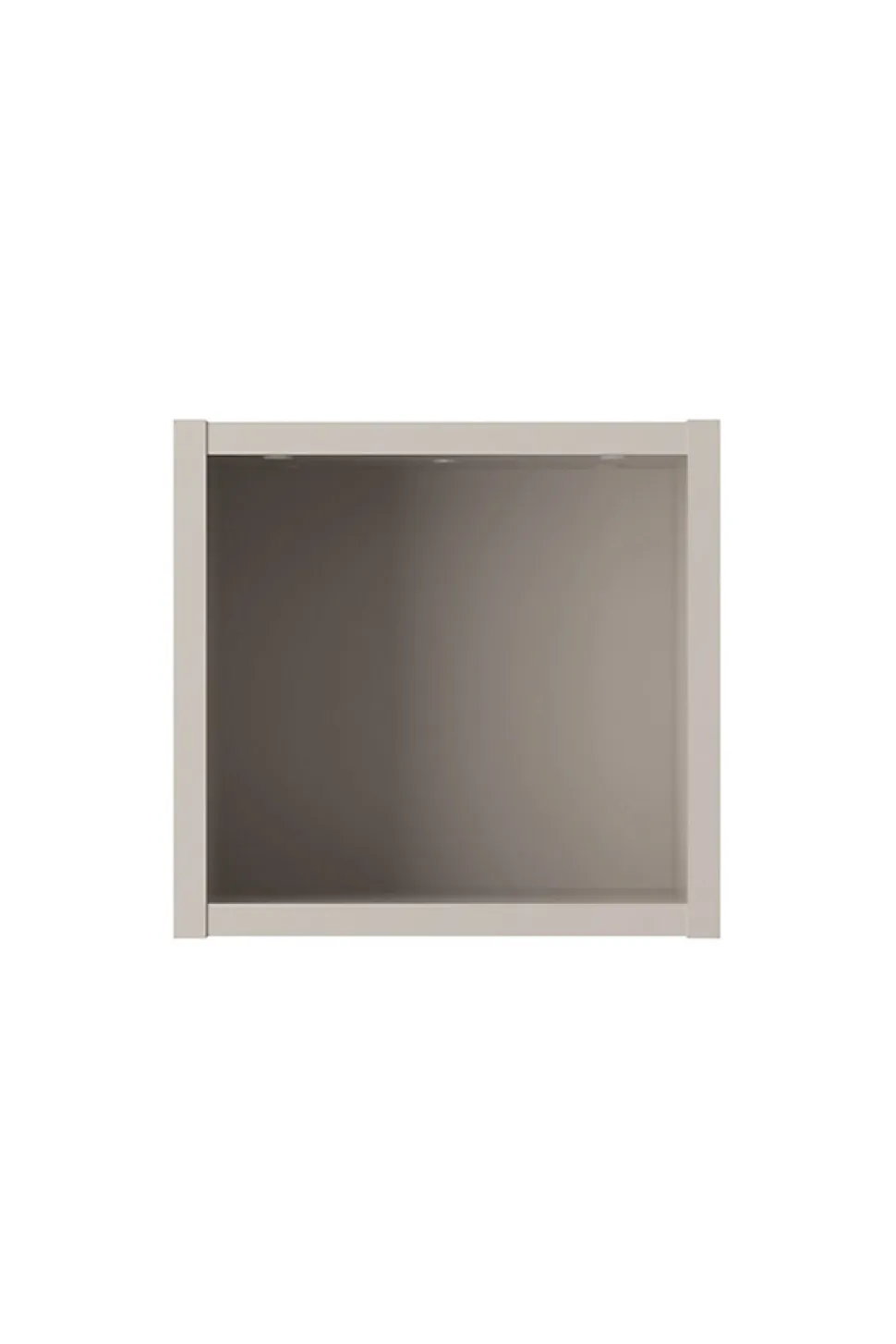 Etagère haut de salle de bain suspendue NOVA CACHEMIRE 27 x 28 cm