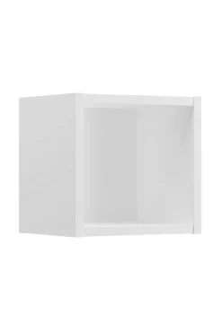 Etagère haut de salle de bain suspendue NOVA BLANC 27 x 28 cm