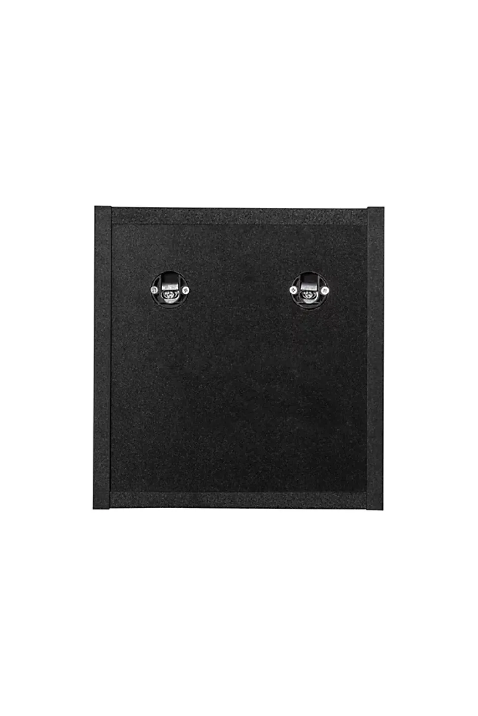 Etagère haut de salle de bain suspendue NOVA NOIR 27 x 28 cm