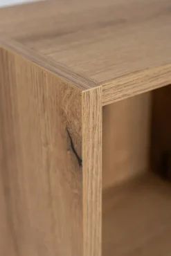 Etagère haut de salle de bain suspendue NOVA OAK 27 x 28 cm