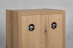 Etagère haut de salle de bain suspendue NOVA OAK 27 x 28 cm