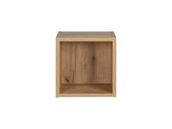 Etagère haut de salle de bain suspendue NOVA OAK 27 x 28 cm