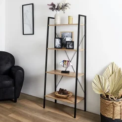 Etagère industrielle bois et métal Alphonse