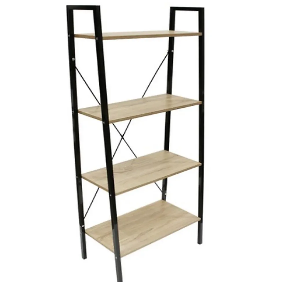 Etagère industrielle bois et métal Alphonse
