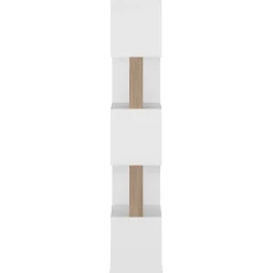 Etagère Maldivas 5 trous couleur blanc/chêne